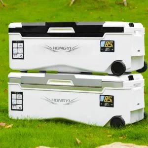 캠핑 아이스박스 넉넉한 바퀴형 보냉력 대용량 아이스박스 아웃도어 낚시용 낚시