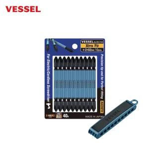 베셀 블랙 비트 세트 BW-214X (+2x82mm) 비트홀더포함 10P 육각 십자 양용