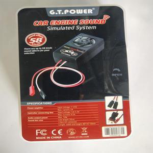 G.T. 파워 엔진 사운드 시뮬레이션 시스템 RC 자동차 축 SCX 10 II 레이스 Traxxas TRX4 내장 58 가지