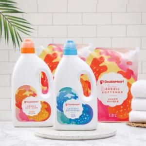 더블하트 유아 세탁 세제 섬유 유연제 출산 선물 1.8L