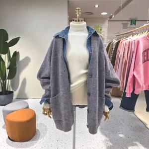 [대구백화점] [에잇컨셉]박시핏 라벨롱 니트가디건(C25K7FCD052)