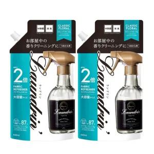 란도린 섬유탈취제 패브릭미스트 리필 대용량 클래식플로랄 2개 640ml