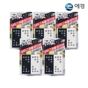 탈취탄 냉장고 듀얼 탈취제 55gx2입 X 5개 (흑백에디션)