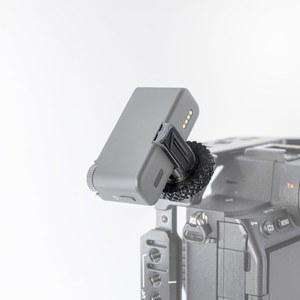 BasebaseCreator DJI Mic 2 타이트이마운트 콜드 슈 나사 마운트, 케이지 삼각대 및 카메라 핫 슈, 블랙, BCTMDM-2에 사용하기 위해 1/4-20 어댑터 3D 프린팅됨