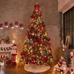 ( )크리스마스트리 풀세트 270cm 골든벨 뉴솔잎눈꽃