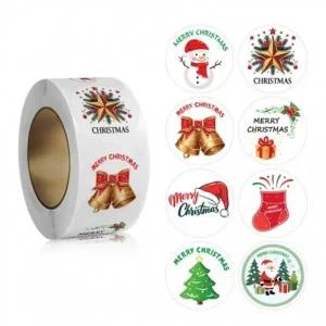 ( )8종 크리스마스 스티커 성탄절 500pcs 다꾸 S3201