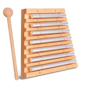 요가 명상 사운드 힐링 교사 교실 관리 도구를 위한 LIEKE 7 톤 핸드 차임 악기 마음챙김 벨, 멋진 포함