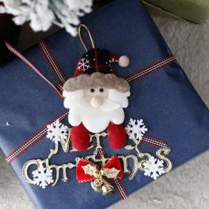 벽장식 문 걸이 산타 크리스마스 트리 걸이형 장식 인형 인테리어 소품 크리스마스품 홈파티 용품 성탄 집