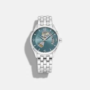 중복 중복  H32705142 재즈마스터 오픈하트 남성 메탈시계