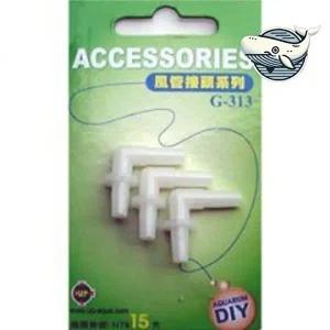 고품질 어항 기포기 부품 ㄱ자형 연결관 에어호스 에어호스연결 에어호스연결관 에어호스연결대 WFH80HI