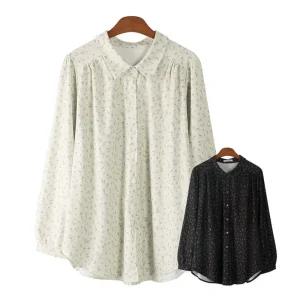 에스티아 5545 투유 잔꽃 블라우스 빅사이즈