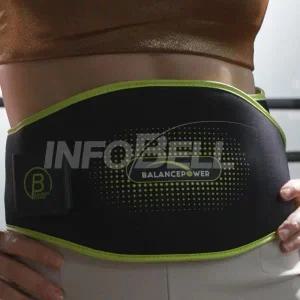 [인포벨]영국 마이가 뱃살강타 무선 진동 복부 마사지기