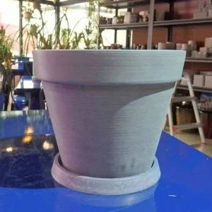 [셀러에이드]ksr 원형 파스텔블루 25x21cm 화분