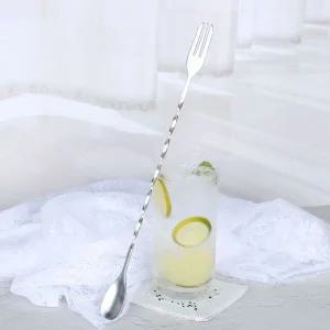 [셀러에이드]TC 스텐 머들러 스틱 바스푼 32cm