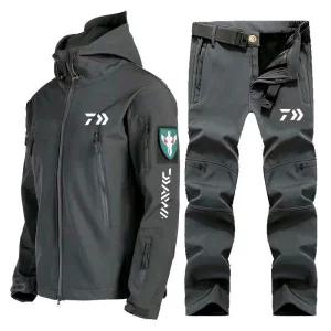 겨울 낚시복 아웃도어 바람막이 남성 상하 방수 방한 낚시 동계 점퍼