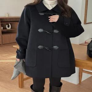 [제작] 러이티 핸드메이드 하프 코트 85010 빅사이즈 여성의류