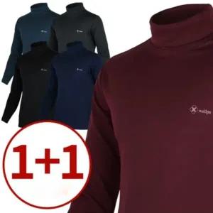 남성 반목 티셔츠 데일리 폴라 따뜻한 남성 플리스 티셔츠 운동용 낚시용 골프용 등산용 여성 여자 겨울