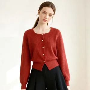 [티뷰] 스퀘어넥골드버튼숏가디건_V5D-CCA008