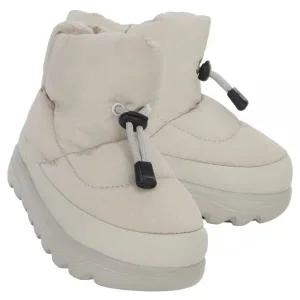 [매장판] 노스페이스 키즈 방한화 스트링 부띠 퀼팅 부츠 겨울 신발 크림 베이지 NS87R99U