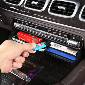메르세데스 벤츠 GLS450 X167 63 GLE350 W167 쿠페 C167 400 580 53 AMG 벤츠 액세서리용 카 센터 콘솔 중간 정리함 팔걸이 보관함 컨테이너 트레이 박스 (플로킹)