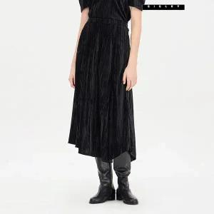 [시슬리] 보아 벨벳 언발란스 훌 스커트 SASK36461