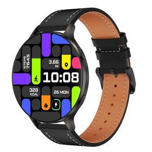 KM100 여성 스마트 시계 울트라 얇은 AMOLED 스크린 손목 BT 전화 패션 피트니스 스포츠 숙녀 Smartwatch