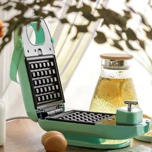 붕어빵 메이커 2in1 미니 가정용 와플 메이커 간편 아이 간식 플레이트 교체형 분리형 다용도 제조기