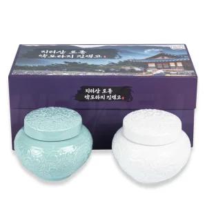 김오곤 지리산 토종 약도라지 진액고 도라지청 도라지차 도라지 차 청 엑기스 액기스 진액 농축액 단지 2통