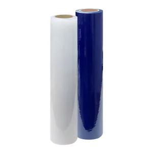 BLEX 보호테이프 투명 청색 600mm x 150M필름 포장재 스트래치 트레 래칭 래핑 포장랩 파렛 빠렛 공업용 용