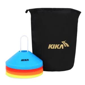 키카 접시콘 민첩성 스텝 트레이닝 칼라콘 40개입 가방세트 축구 체육대회용