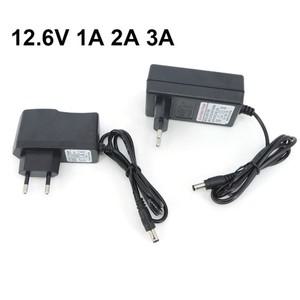 18650 리튬 배터리 팩 t용 충전기 전원 공급 어댑터  EU US AC 110V 240V to DC 12.6 V 2A 3A  5.5x2.5mm