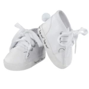 테디테일즈 인형 신발 레나베어 화이트 캔버스신발 S BNS