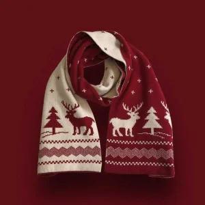 목도리 커플머플러 크리스마스 루돌프 사슴 세트 겨울/머플러/넥워머/패션/공용/여성/니트