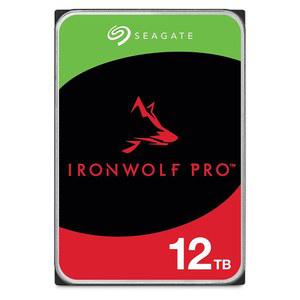 [미국배송] SEAGATE IRONWOLF PRO 12TB 엔터프라이즈 NAS 내장 HDD - CMR 3.5인치 SATA 6GB/S 7200RPM 256MB RAID 네트워크 연결 스토리지용 캐시(ST12000NT001)