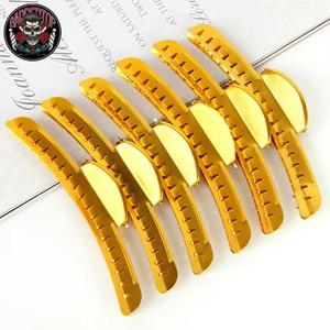 6개입 이발소 빈티지 헤어드레싱 클립 알루미늄 메탈 핑거 웨이브 살롱 헤어 고정 홈 스타일링 도구