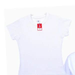 여성 기본 라운드 여자교복이너반팔티 무지 반팔티 폴밋 교복면티 학생흰티 여학생교복흰티