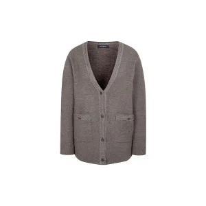 [하프클럽/올포유]여성 솔리드 브이넥 니트 롱가디건 ALSCL8421-190