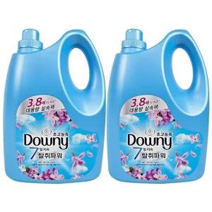 [셀러허브]다우니 레몬그라스와 라일락 3.8L x 2개 초고농축 섬유유연제 본품 (S42592663)