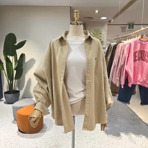 [대구백화점] [에잇컨셉]탄탄 골지면 양자수 박스남방(C257FNB002)