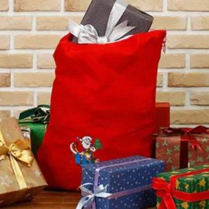 선물 자루 크리스마스 산타 이벤트 산타클로스 선물 보따리 행사용 연말 포장 가방