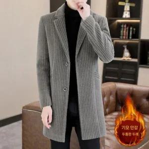 GLINE 남성 코트 하프 심플 가을 겨울 숄카라 기장 도톰한 힛템