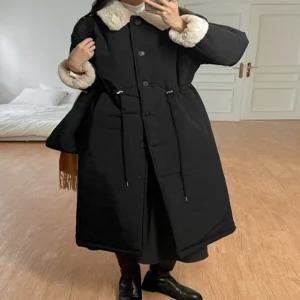 버디크 퍼 카라 롱 패딩 [4온스] 84972 빅사이즈 여성의류