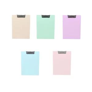 A4 파스텔 클립 보드 덮개형/결재판/결제판/파일/집게/서류판/화일/종이/받침대/결제철/서류/문서/파일철