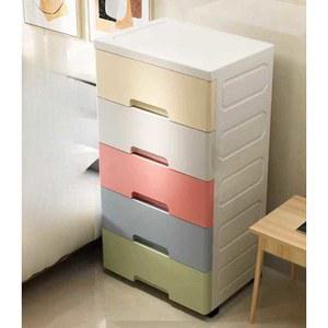 옷수납장 플라스틱 대형 간이 원룸 3단 65L 옷정리 컬러 57CM 프라스틱 5단