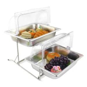 3단 베이커리 트레이 스테인레스 접시 뷔페 선반