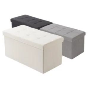 학원 매장 접이식 수납 보조 긴 의자(대) 스툴의자 풋레스트 피부샵