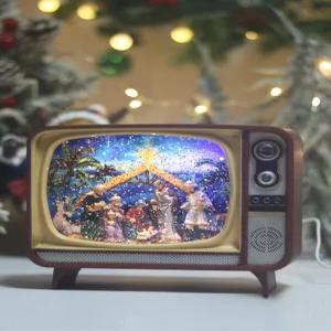 TV오르골 예수님 탄생장면 성탄절 선물 크리스마스 무드등 멜로디 뮤직박스
