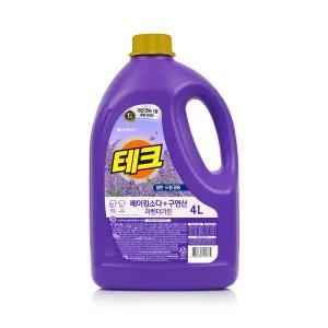 테크 베이킹구연산 세탁세제 4L(라벤더)