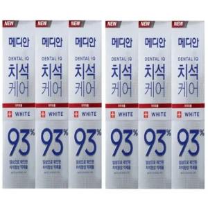 치석케어 화이트 치약 120gx6입