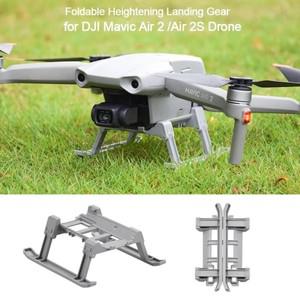접이식 높이 조절 랜딩 기어 DJI호환 매빅 에어 2 2S 드론 확장 다리 충격 흡수 보호 AIR2 액세서리